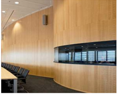 wooden groove acoustic panels